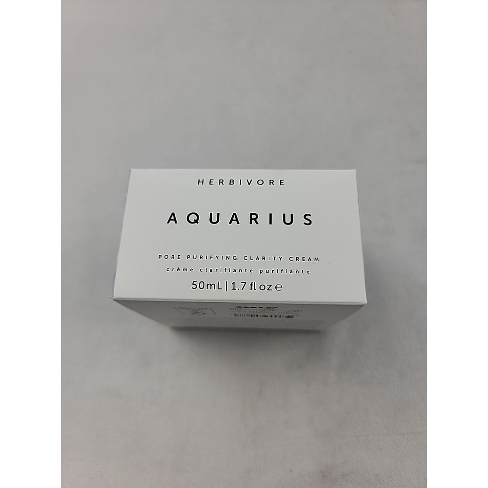 Herbivore Aquarius Pore Purifying Clarity Cream Full Size 50ml / 1.7 FL OZ NWB